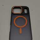 Magnetic 3 in 1 for iPhone 17 Pro Max Case, [Omni-Directional Protection] with 1x Screen Protector + 1x Camera Cover, [Seamless Work with Magsafe] Protective Case for iPhone 17 Pro Max Cosmic Orange