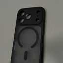 CANSHN Magnetic Compatible with iPhone 17 Pro Case, Upgraded [Full Camera Protection] [Compatible with Magsafe] [Translucent Matte] Shockproof Protective Phone Cover 6.3 Inch - Black