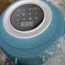 Non Toxic Air Fryer - Glass AirFryer 5 Quart w/ 360 Visibility, Self-Cleaning, 400F Vortex Air Fryer for Even Cooking, BPA-Free Teflon Free, 9-in-1 Functions, Rotisserie, Roast, Bake, Sage