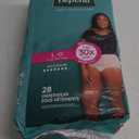 Depend Fresh Protection Adult Diapers, Incontinence & Postpartum Bladder Leak Underwear for Women, Disposable, Maximum, Large, Blush, 28 Count, Packaging May Vary
