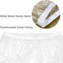 Cloth Diaper Covers for Adult,Adult Leakproof Underwear for Incontinence,Washable Reusable Plastic Diaper Cover, 2Pcs Clear Low Noise Plastic Pants (3X-Large (2 Pcs)) (XXXL)