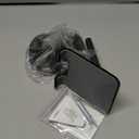 LISEN Cell Phone Stand Phone Holder for Desk Recording Office, Women Office Desk Accessories Gifts PC Gaming Essentials iPhone Stand Gadgets Fit OtterBox Case Switch iPad Air Tablet 4-10 in (BLACK)