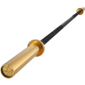 Mikolo 7ft Olympic Barbell, Barbell for Weightlifting and Powerlifting 45lb, Olympic Bar for 1500lbs Capacity, Weight Bar Fit 2” Standard Weights