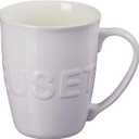 Le Creuset Stoneware 20 oz Extra-Large Logo Coffee Mug, Shallot