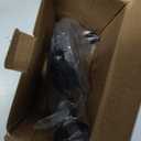 Toilet Paper Holder Free Standing - Toilet Paper Stand with Shelf - Storage for 4 Rolls- Bathroom Organizers, No Drill, for Large Toilet Rolls, 29.7 inch*12.6 inch (Matte Black)