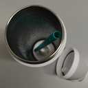 Owala FreeSip Insulated Stainless Steel Water Bottle with Straw, BPA-Free Sports Water Bottle, Great for Travel, 24 Oz, Shy Marshmallow