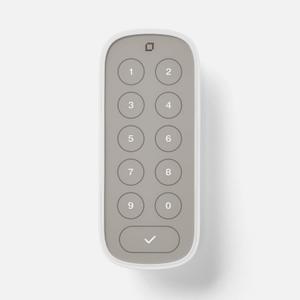 Level Keypad - Compatible with Any Level Lock or Bolt - Weatherproof with LED Backlight - Bluetooth-Enabled Door Lock Accessory for Keyless Entry (White)