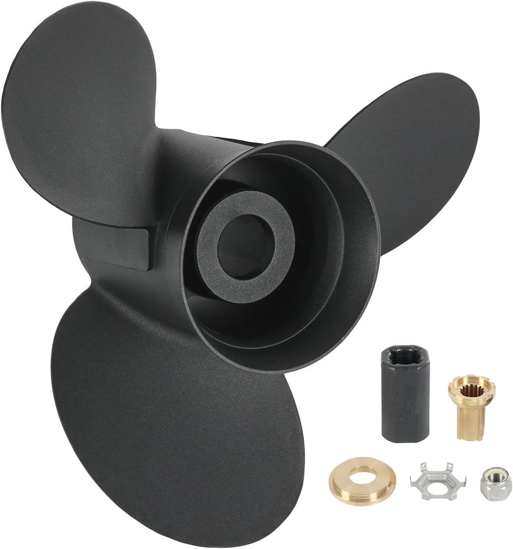 48-832832A45 Outboard Boat Propeller 14 1/4 x 21 Pitch Replacement for Mercury Engines 135-300HP, 15 Spline Tooth, RH 14.25 X 21P