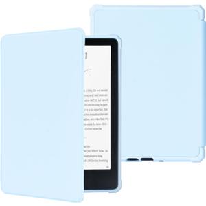 FUWANG Case for All-New 7" Kindle Paperwhite 12th Generation 2024 & Kindle Colorsoft Signature Edition - PU Leather Slim Lightweight Cover with Auto Wake/Sleep Case for Kindle Paperwhite 12th, Blue