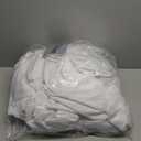 Fitable 8 Pack Round Tablecloths: Stain Resistant Wrinkle Free Circle Table Clothes, Washable Reusable Polyester Table Covers for Wedding Party Birthday Banquet Reception(White, 84 Inch)