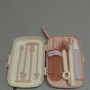 Momcozy Baby Bottle Brush Set, Cleaner Kit with Silicone Nipple Straw Brush, Soap Dispenser, Drying Rack - 7 in 1 Bottle Cleaning Tool for Home and Travel, Pink (Classic Style)