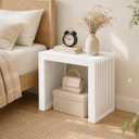 APRTAT Bamboo Dining Bench 17 Inch Indoor Wooden Shoe Benches for Entryway