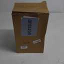 Woanger Set of 4 Wicker Storage Baskets OrganizerHandwoven Storage Bins with Lid for Organizing, Home Utility Box for Home Office Supplies Multipurpose Container(Orange)