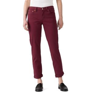 Levi's Women's New Boyfriend Jeans, Merlot (Twill), 32, Standard