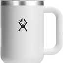 Hydro Flask 32 Oz Travel Tumbler with Handle, Lid and Straw - Insulated Stainless Steel in White