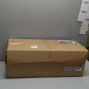 YOUDENOVA 30 inches Folding Storage Ottoman, 85L Storage Ottoman Bench for Living Bedroom and Hallway, Faux Leather Black Footrest with Foam Padded Seat, Support 350lbs