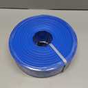 2" x 100FT Pool Backwash Hose, Heavy-Duty Pool Hose, Lay Flat Discharge Hose, Durable Burst Resistant, Pool Filter Pump Water Drainage, Sump Pump Discharge, with 2 Clamps