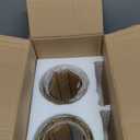 Kalium Wall Sconces Set of Two, Modern Vanity Lights with Double Clear Glass Shade Matte Black Indoor Farmhouse Wall Lights for Bathroom Living Room Bedroom Mirror Hallway Bulb E26 Base (2PCS)