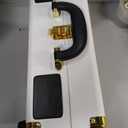 Victrola Journey Bluetooth Portable Suitcase Record Player  with Built-in Speakers, 3 Speed Vinyl Record Player, RCA Out, Headphone Jack (White)