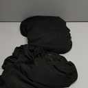 2 Pack Rectangle Fitted Tablecloth 36X60 Inch Stretch Spandex Patio Table Cover Black Washable Table Cloth Elastic Table Topper for Indoor and Outdoor