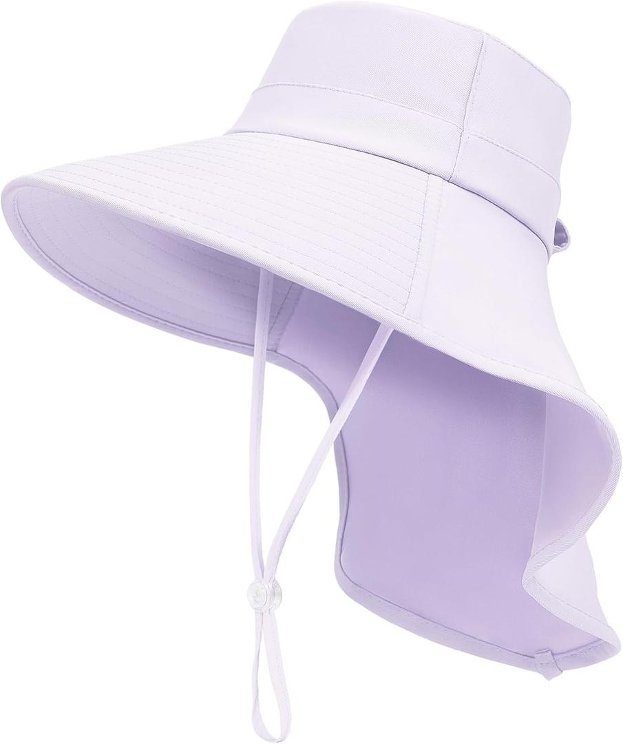 Durio Sun Hat Sun Hats for Women UV Protection Beach Summer Hats for Women Large Wide Brim Gardening Hat with Neck Flap