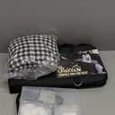 Dog Car Seat, Soft Non Slip 16.5 X 8.6 X 8.6in Elevated Console Dog Booster Car Seat Black Easy to Install Memory Foam Booster, for Pets Under 11Lbs Travel (Black)