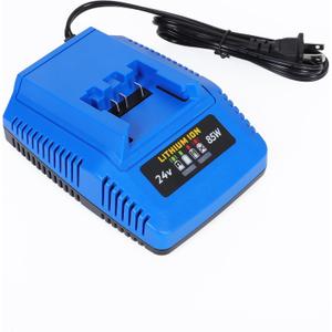 24V 3.5AMP 85W Replacement Lithium-Ion Fast Charger Compatible with Kobalt 24V Power Tools Batteries for KCH2401-03Blue, Without Battery