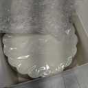 Yungyan 100 Pcs Mini Dessert Plates Cupcake Plates 3.5 Inch Cream Scalloped Rim Mini Paper Dessert Dish for Cake DIY Baking Party Wedding Birthday