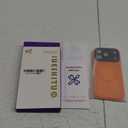 JUESHITUO Magnetic for iPhone 17 Pro Case: Upgraded [Full Camera Protection], with [1X Screen Protector] [Camera Button], 6.3" Case for iPhone 17 Pro, Orange