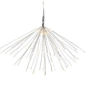 LED Lighted Firework Green Branch Christmas Decoration - Micro Fairy Warm White