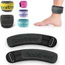 Sportneer Ankle Weights 0.5/1/2/3/5 LBS 1 Pair Wrist Leg Arm Weights for Women Men Kids Child with Adjustable Straps, Strength Weighted for Jogging Running Walking Fitness Gym Workout (Black)