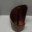 Wooden Paper Towel Holder Countertop-Easy One-Hand Tear, Made of Natural Wood and Metal Luster Rack, Suitable for Kitchen and Bathroom use of Each Table. (Brown)