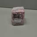 Lenwen 54 Pcs Christmas Balls Ornaments Mini Pink and White Christmas Tree Ornaments Xmas Striped Dots Shatterproof Plastic Hanging Ornaments for Tree Holiday Party Christmas Decorations, 1.18inch