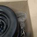 11x4.00-5" Flat Free Lawn Mower Tire on Wheel, Universal Fit 11x4.00-5 Smooth Tread Tire for Zero Turn Lawn Mowers - with 3/4" Bushings and 3.4"-5" Centered Hub - Contain Adapter Kit | Black-2Pcs