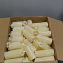 72 Pcs Large Flameless Candle Bulk Flameless Pillar Candles Decor for Wedding Proposal Valentine Romantic Night for Him 2 Aa Battery Operated (Not Included) Communion Church Candles