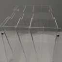 Leffis 5 Tier Acrylic Desk Paper Organizer, Clear Desk Organizer and Accessories Letter Tray for Papers, Documents, File Office Home Classroom Organization