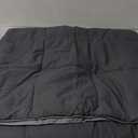 Homelike Moment Twin Comforter Duvet Insert- Grey Down Alternative Bed Comforter Twin Size, Lightweight Bedding Comforters Quilted Soft All Season Reversible Dark Gray/Light Grey
