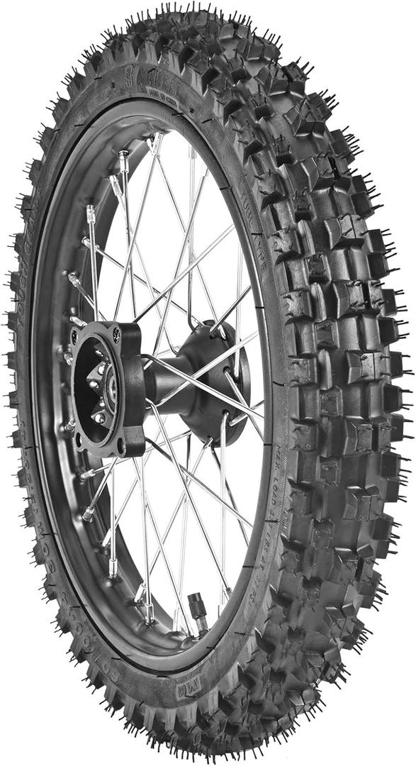 Front 60/100-14 Tire Wheel Rim With 15mm Bearing For Dirt Pit Bike (60/100-14(15mm bearing))