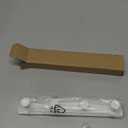 Small Coat Rack Wall Mounted, White Coat Hooks Adhesive & Screw in, Stainless Steel Door Hooks for Hanging Hat Towels Clothes, Hook Rail with 4 Round Hangers (White, 4 Hooks)