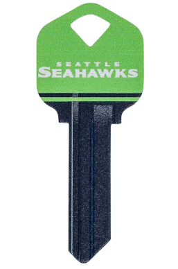 NFL Seattle Seahawks #66 Kwickset House Key Blank KW1 Uncut NFC Single Key