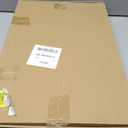 Aurlan Neutral Abstract Oval Rectangular Framed Wall Art(16"x24"), 3 PCS Minimalist Black Beige Brown Gray 3D Textured Canvas Artwork, Large Modern Geometric Illustration Art Wall Decor for Office Living Room Bedroom