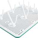 Nanobebe Slim Drying Rack  Adjustable Baby Bottle Drying Mat with Built in Drainer & 8 Moveable Pegs  Easily Dry & Store Breastfeeding Essentials Anywhere with Travel Bottle Drying Rack