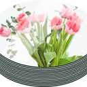 12PCS Round Mirrors for Centerpieces, 12inch Circle Mirror Centerpieces for Tables, Acrylic Candle Plate Wall Mirror Tiles for Wedding Table Centerpieces Birthday Decorations DIY Craft