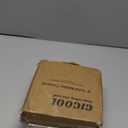 GICOOL 6" Flat Free Solid Rubber Tire and Wheel, with Ball Bearings and 5/8 Axle Bore Hole, 1.3" Centered Hub, 2 Pack