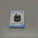 Studio-Quality Wireless Ear Buds with Deep Bass & Enhanced Audio Clarity, Bluetooth 5.4, 10-Year Lifespan Earbuds, ENC Noise Cancelling Calls, Secure Fit Memory Foam Tips, IPX6 Waterproof (Black)