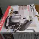 Kitchen in the box Stand Mixer,3.2Qt Small Electric Food Mixer,6 Speeds Portable Lightweight Kitchen Mixer for Daily Use with Egg Whisk,Dough Hook,Flat Beater (Black)