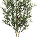 Alupssuc 7FT Artificial Olive Trees, Faux Silk Plant with Lively Artificial Trunk and Lifelike Fruits, Indoor Fake Potted Tree with White Planter for Modern Home Office Living Room Decor