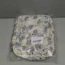 Bible Cover Case for Women Large Bible Cover with Durable Handle Quilted Bible Carrying Case for Girls Bible Study Supplies Accessories (Big Blue Flower, Big Blue Flower)