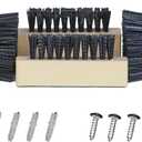 JobSite Replacement Brushes - 2 Side & 2 Bottom Boot Scraper Brushes - Compatible Original & Extra Wide Boot Scrubbers