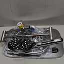 Veken Wide Rain Shower Head with Handheld, High Pressure Rainfall Showerhead Combo with Arm for Bathroom Accessories, Home Decor, Detachable Dual Shower with Multi Modes Handheld Spray, Silver Chrome (Standard Flow(2.5GPM))